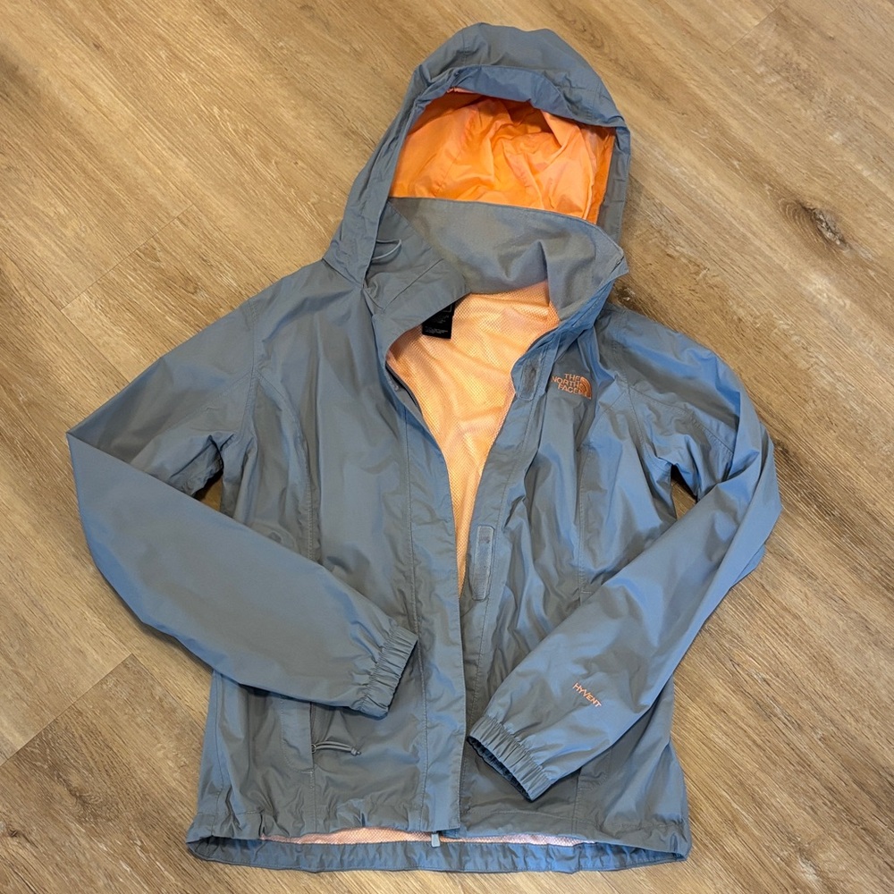 The North Face Gray and Peach Jacket